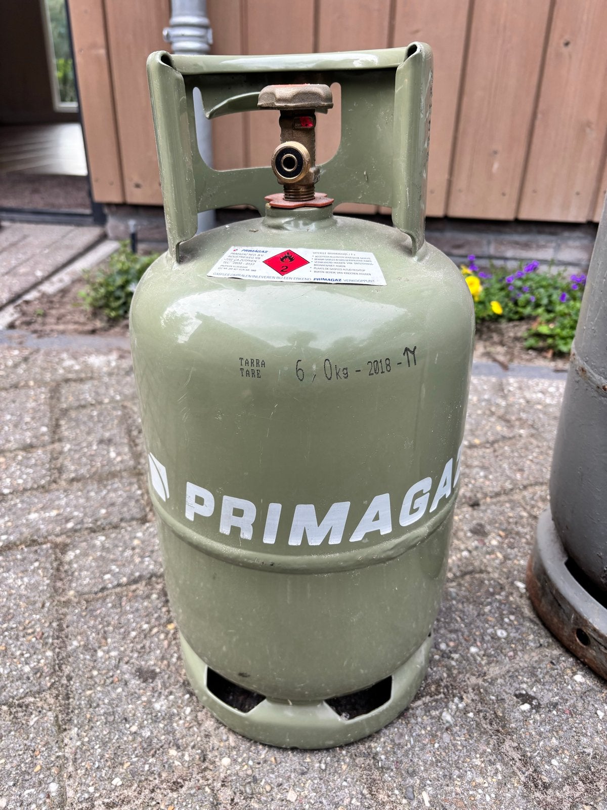 Primagaz gasfles 6 kg, Ophalen, Gebruikt