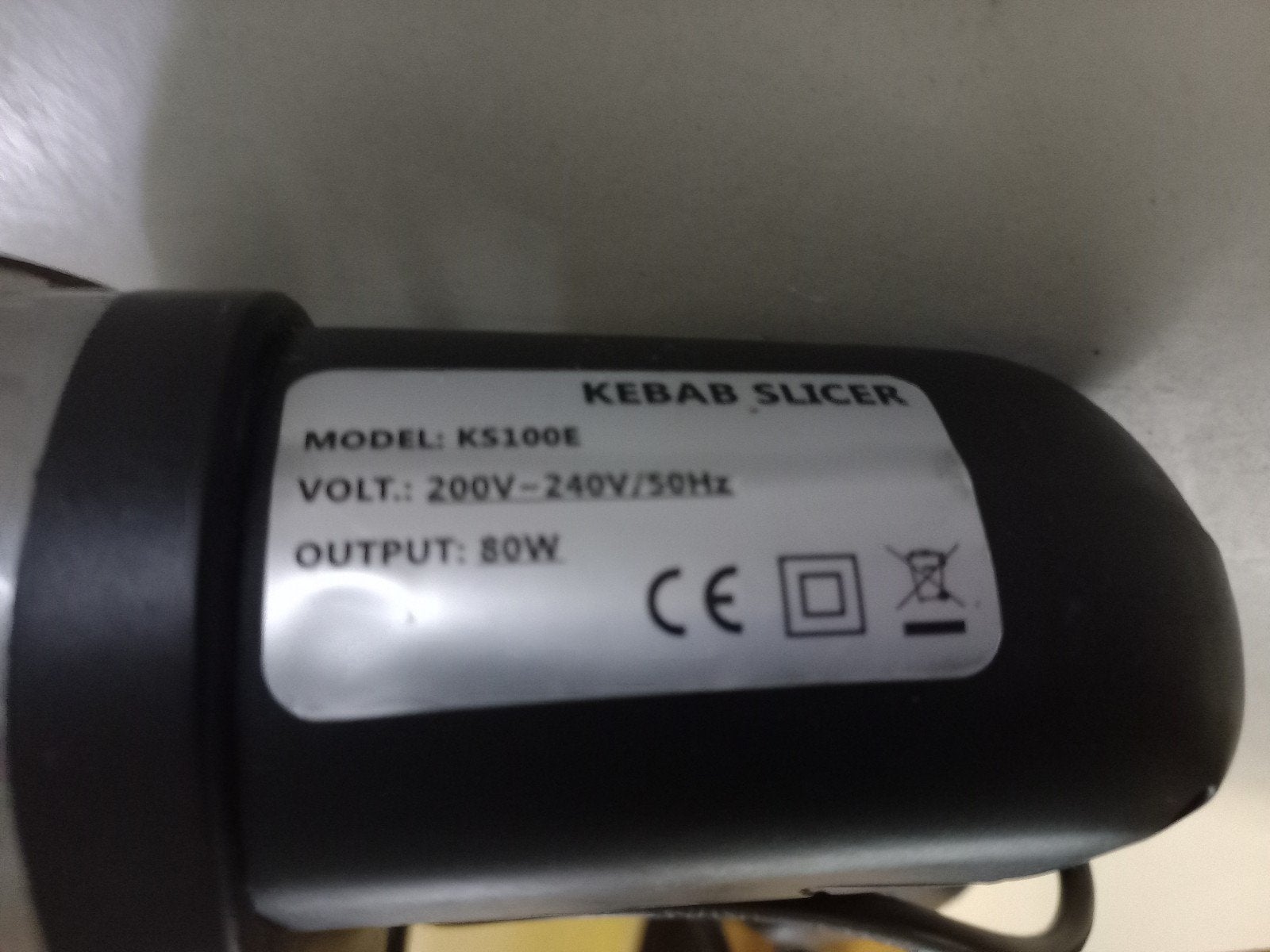 Kebab Slicer KS100E - Professionele Döner Snijder, Ophalen of Verzenden, Gebruikt