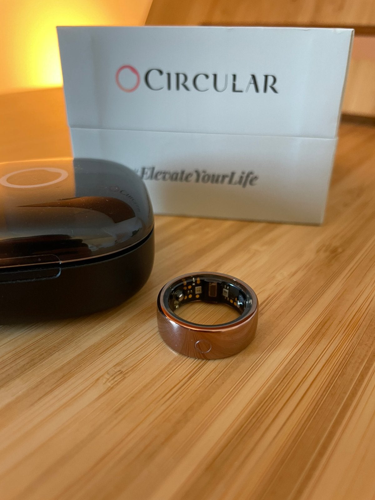 Circular ring 2 - hartslag ring & smart activity tracker, Ophalen, Gebruikt, Stappen, Roze