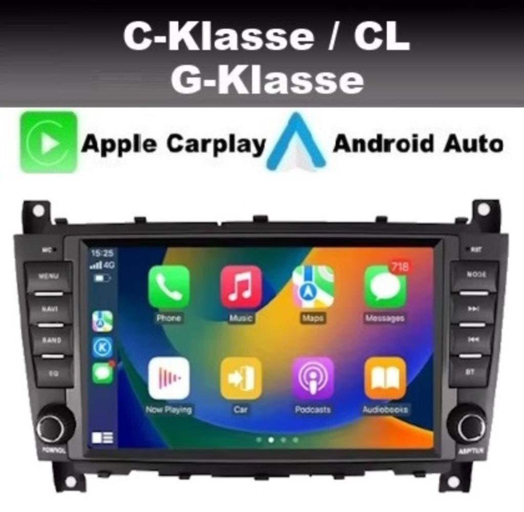 Mercedes CKlasse CL radio navigatie android 13 dab+ carplay, Ophalen of Verzenden, Nieuw