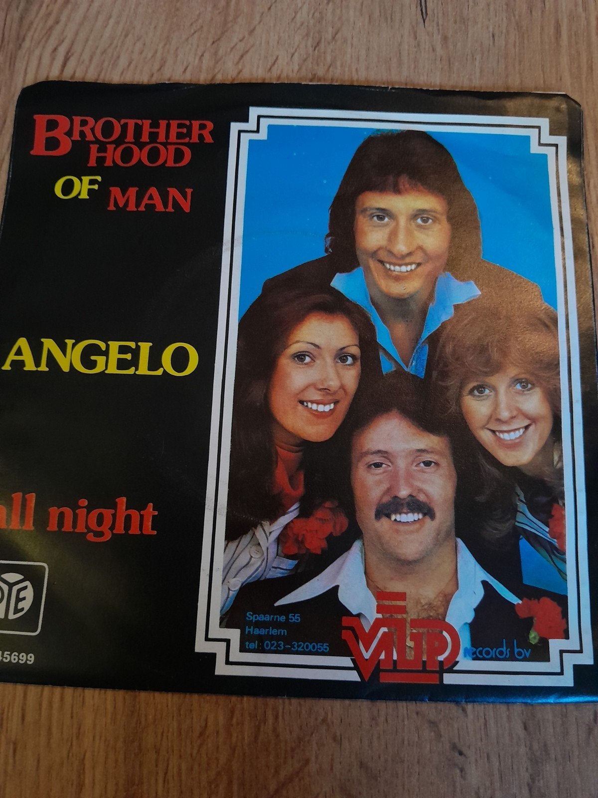 Brotherhood of man 7inch angelo, Ophalen of Verzenden, Zo goed als nieuw, Pop