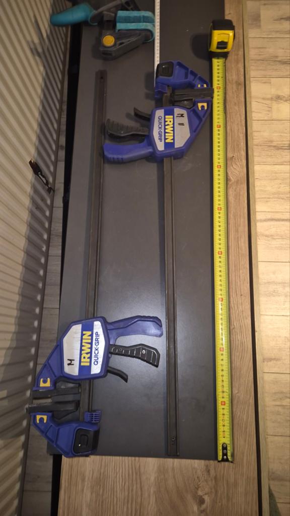 Set van 4 lijmklemmen (Irwin Quick-Grip & Wolfcraft), Ophalen, Gebruikt