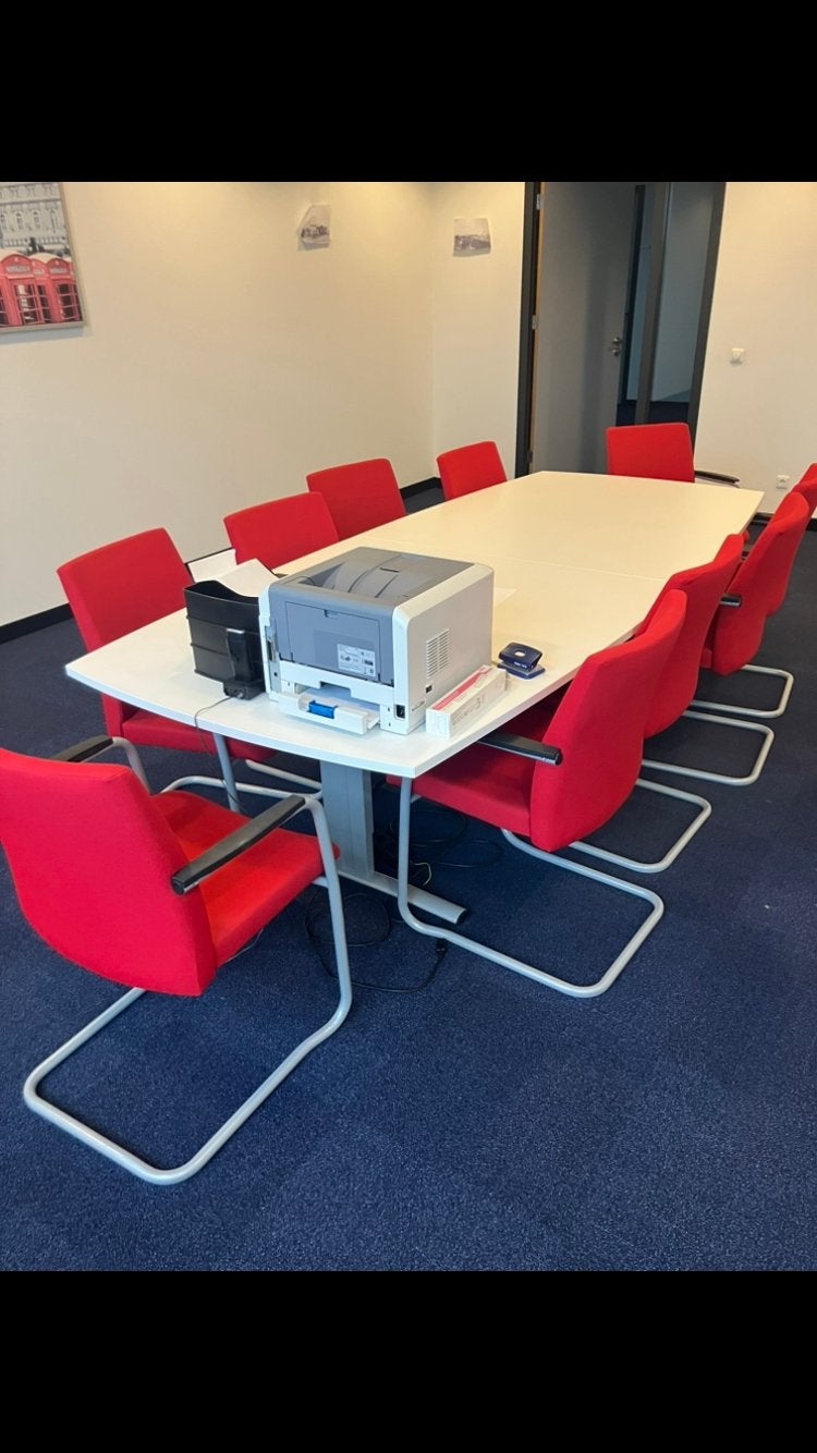 Vergader tafel, Huis en Inrichting, Tafels | Eettafels, Ophalen, Zo goed als nieuw, Rechthoekig, 50 tot 100 cm
