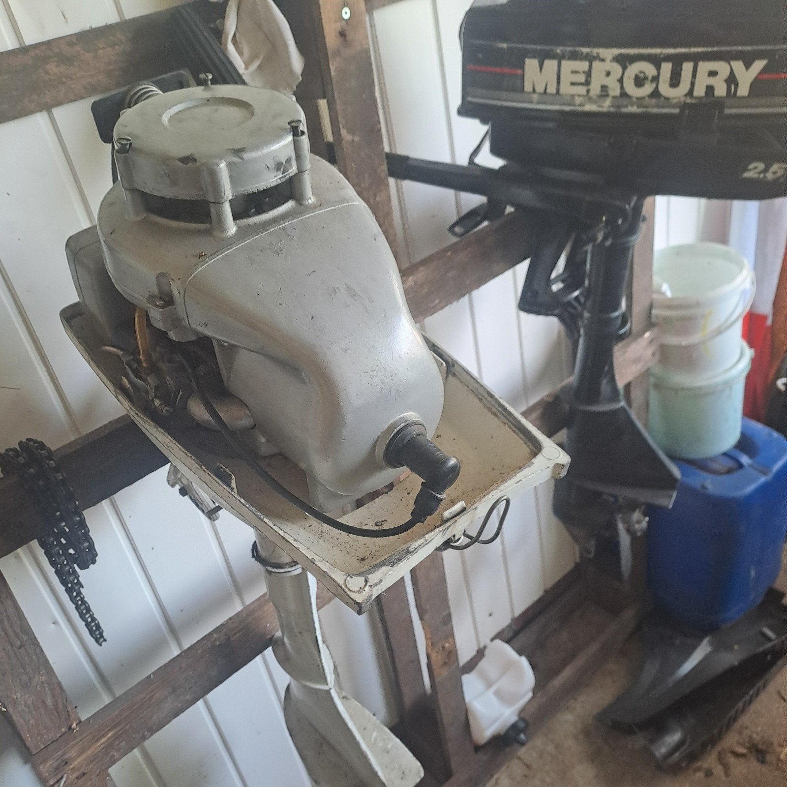 Buitenboordmotor tomos 4pk, Ophalen, Gebruikt