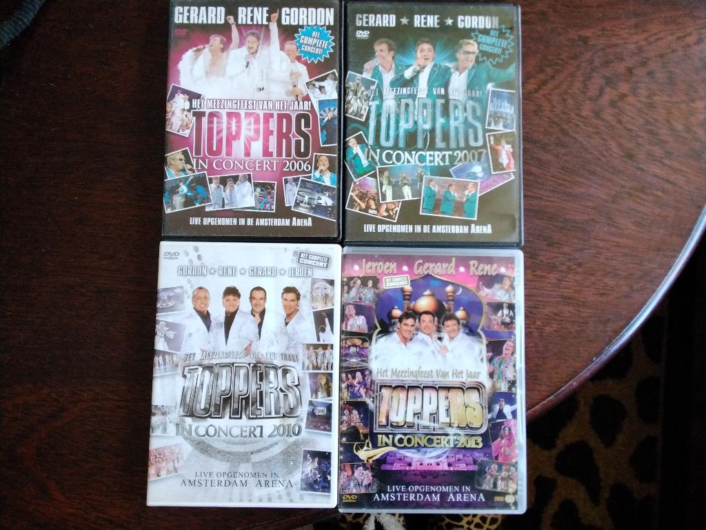 Toppers in concert 4 dvds, origineel, Alle leeftijden, Boxset, Muziek en Concerten, Ophalen of Verzenden
