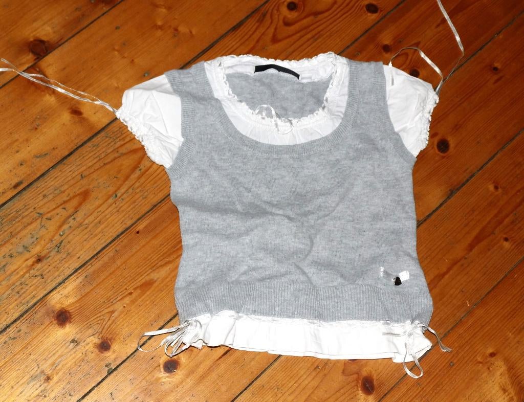 mooi Barbara Farber shirt met nepblouse maat 104, Meisje, Ophalen of Verzenden, Zo goed als nieuw, Shirt of Longsleeve