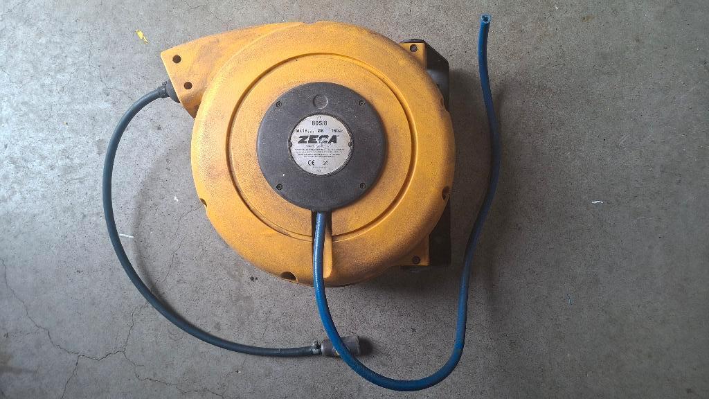 Zeca 805-8 + Nederman 883 luchtslang slangenhaspel, Ophalen, ., Zo goed als nieuw, .