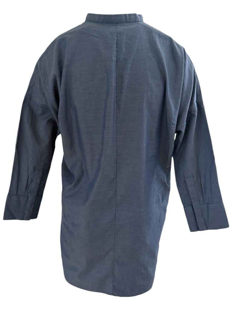 COS jurk S, Zo goed als nieuw, Onder de knie, Verzenden, Blauw