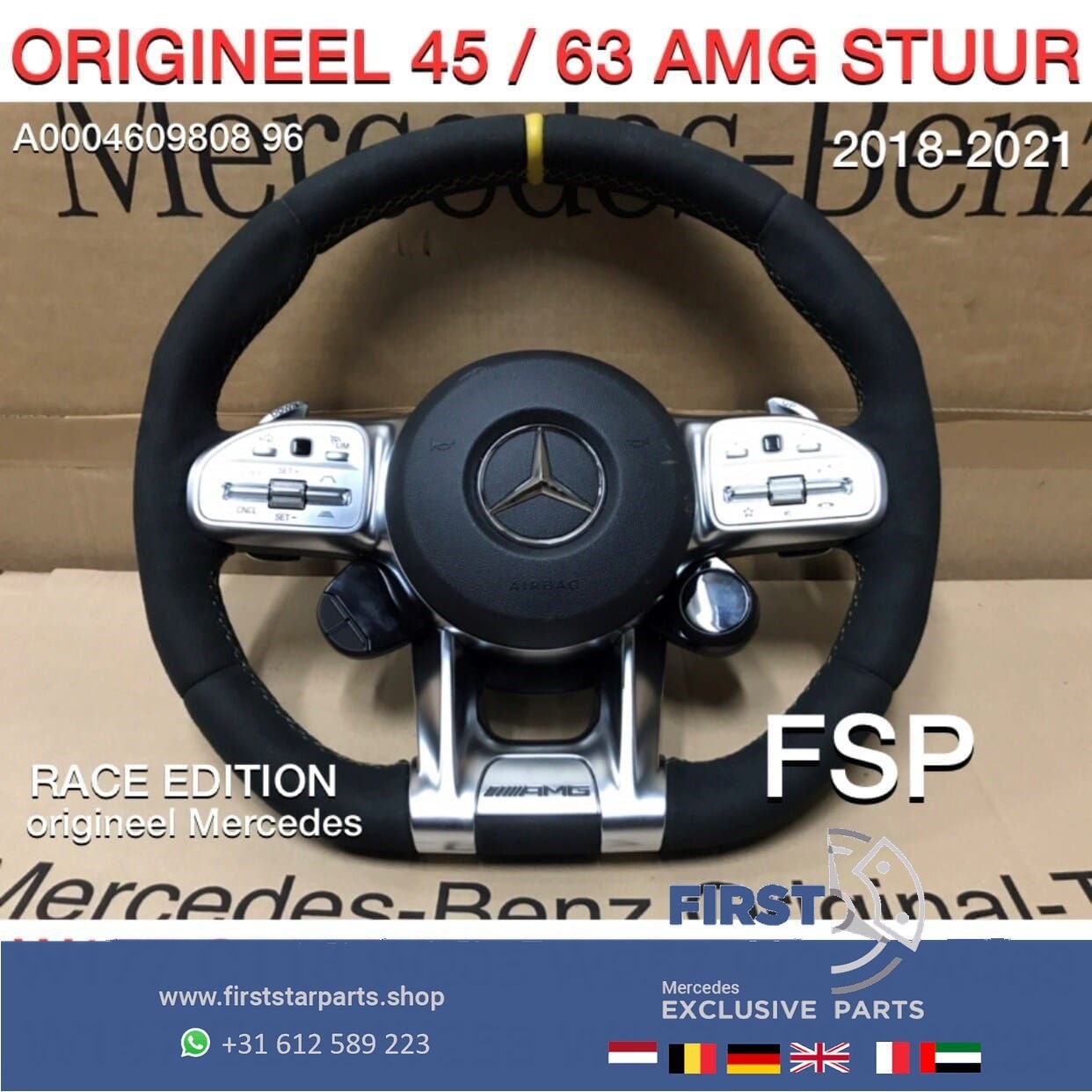 2021 AMG STUUR + AIRBAG W177 W118 W205 W213 W253 W223 W468 W, Auto-onderdelen, Gebruikt, -, Ophalen of Verzenden, -