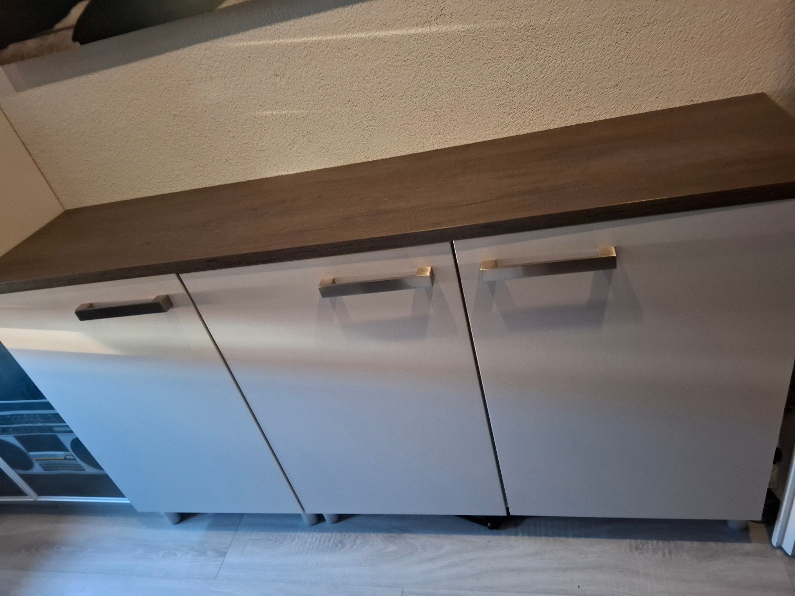 Keukenkastjes 150 cm breed, Huis en Inrichting, Keuken | Keukenelementen, Ophalen, 100 tot 150 cm, Zo goed als nieuw, Minder dan 100 cm