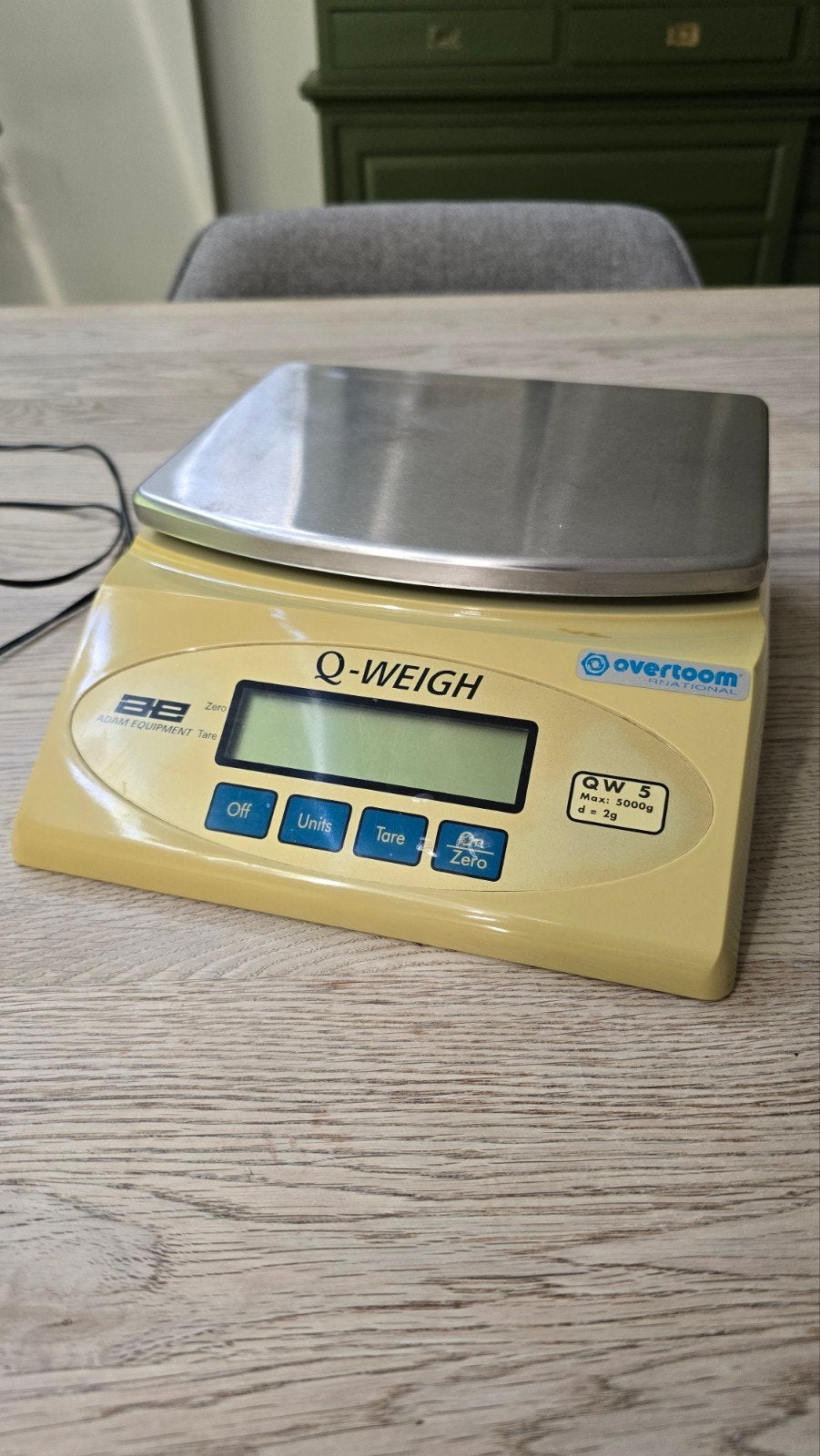 Q-WEIGH vintage weegschaal - Max. 5kg, Ophalen of Verzenden, Gebruikt, Minder dan 50 kg
