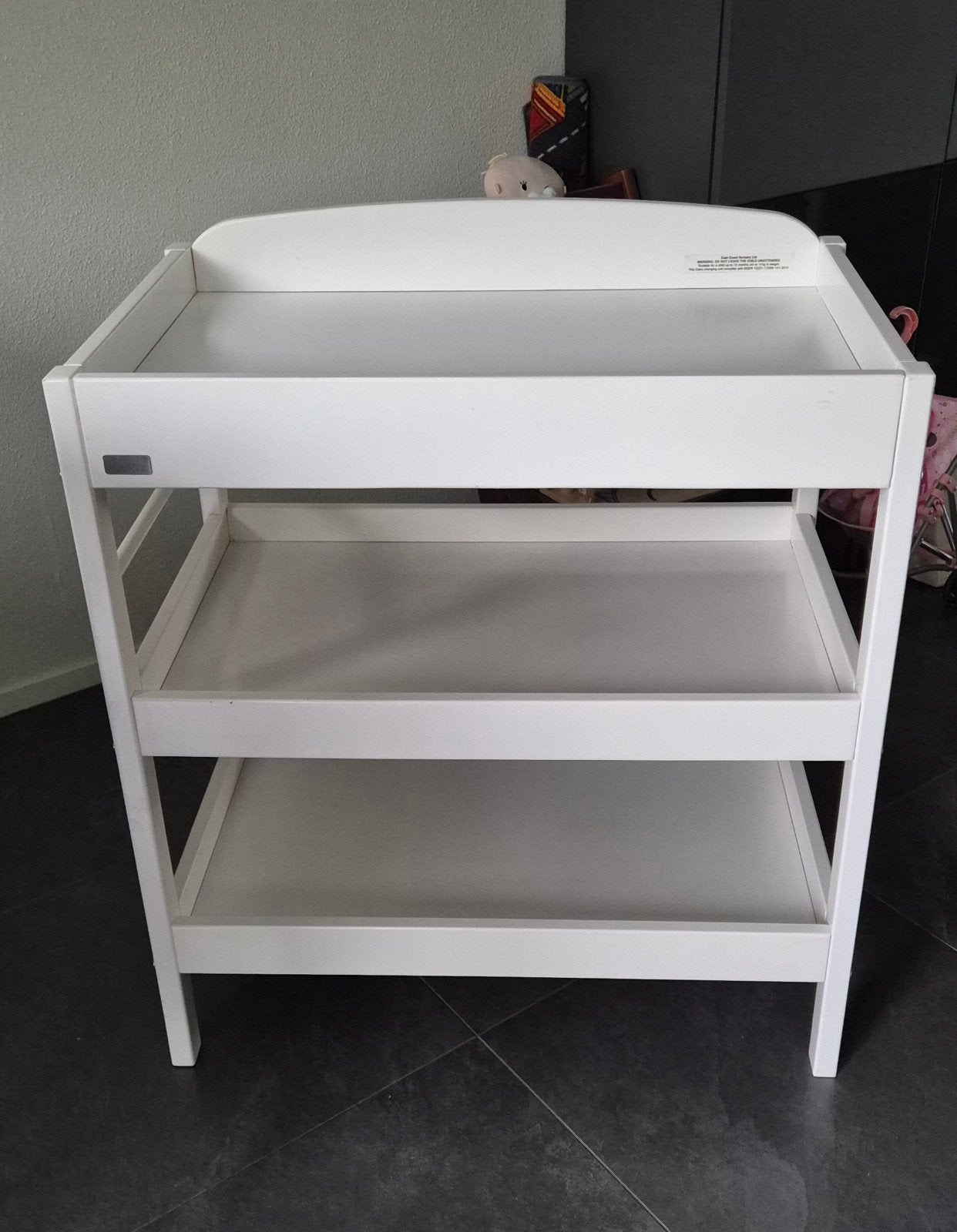 Witte commode - East Coast baby, Ophalen, Gebruikt, 50 tot 70 cm, 75 tot 100 cm