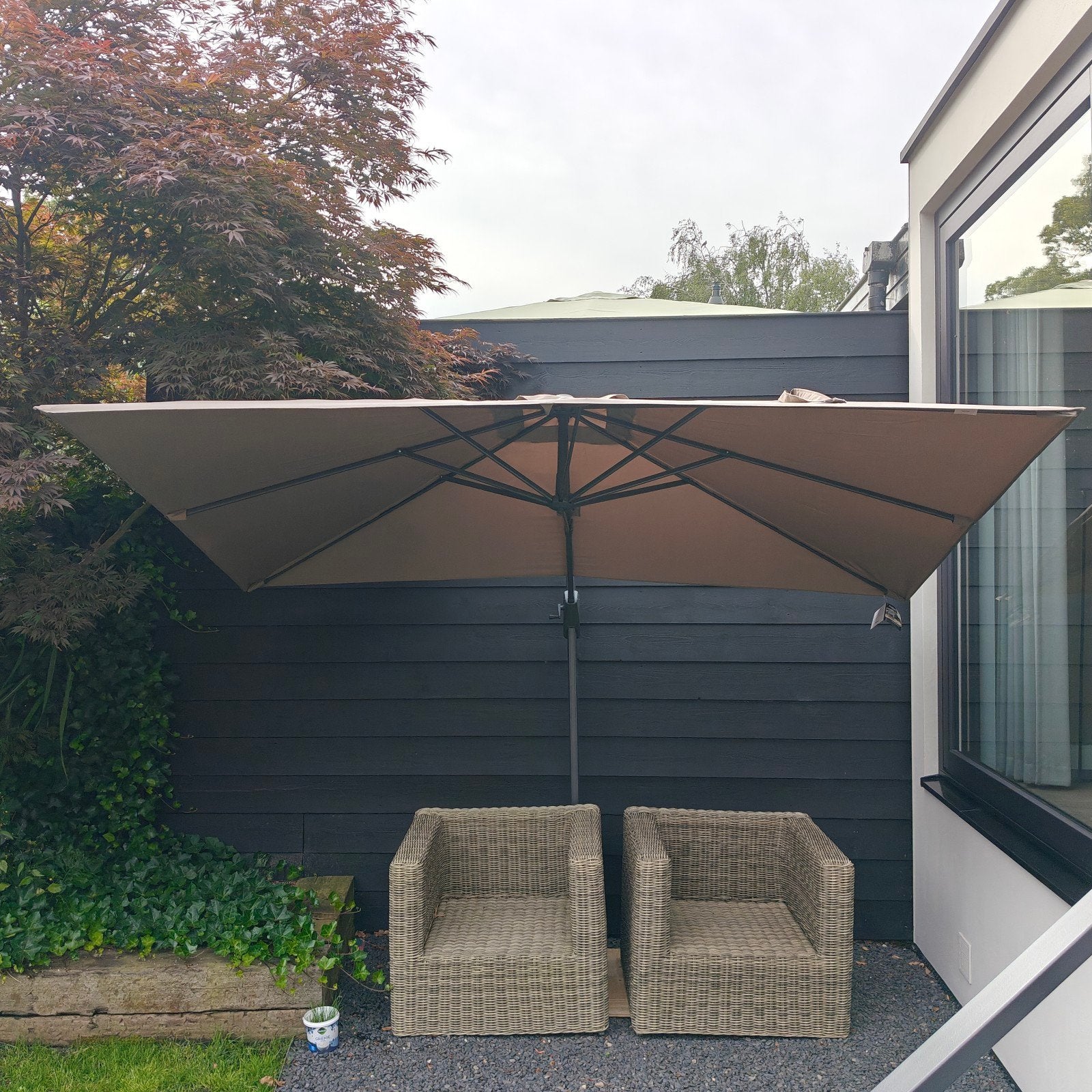 Platinum Zweefparasol - 2meter bij 3meter, Ophalen, Nieuw, Zweefparasol, Verstelbaar