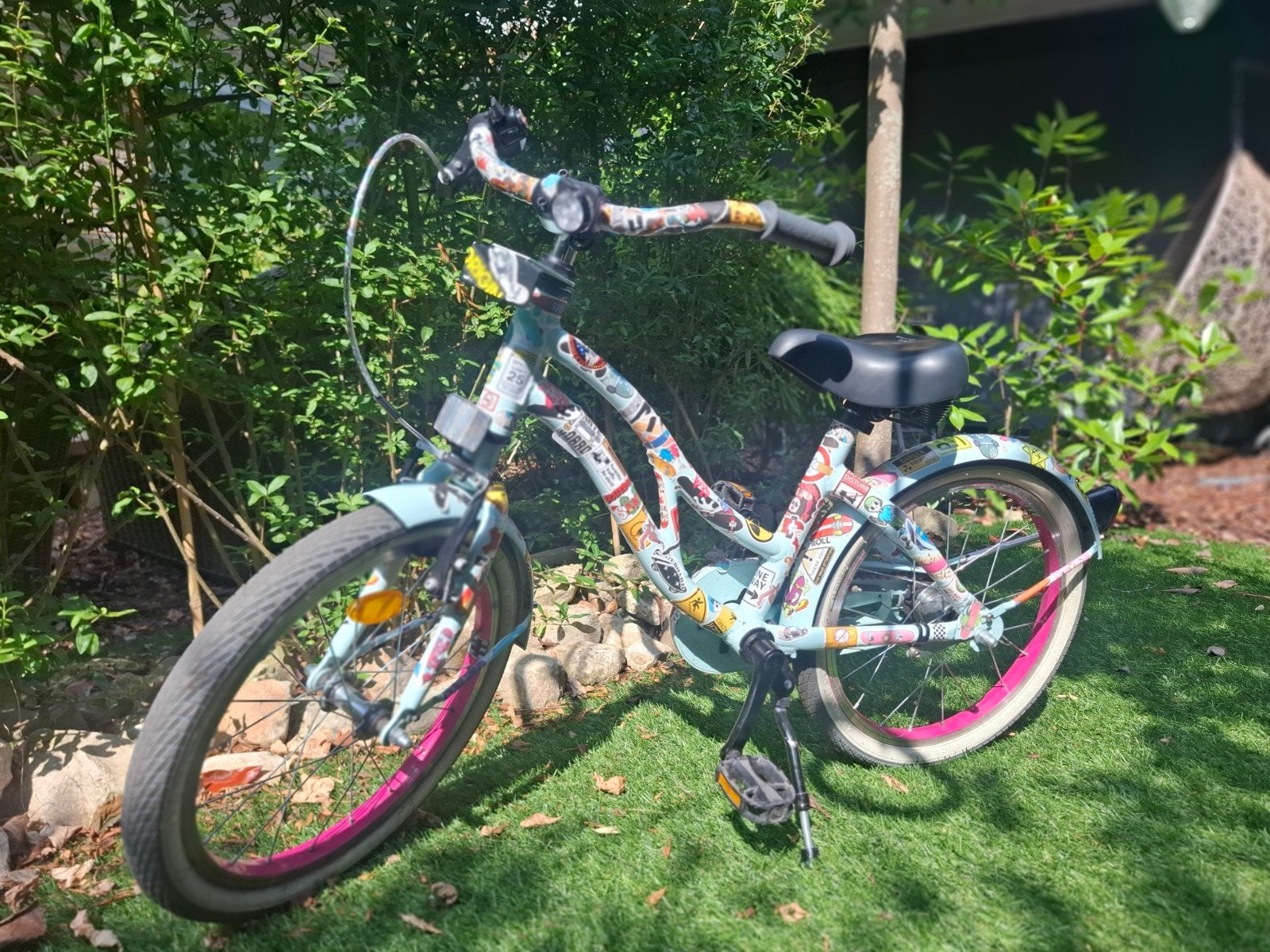 Stoere meidenfiets 18inch, Fietsen en Brommers, Steps, Ophalen, Gebruikt, Overige typen, Alpina
