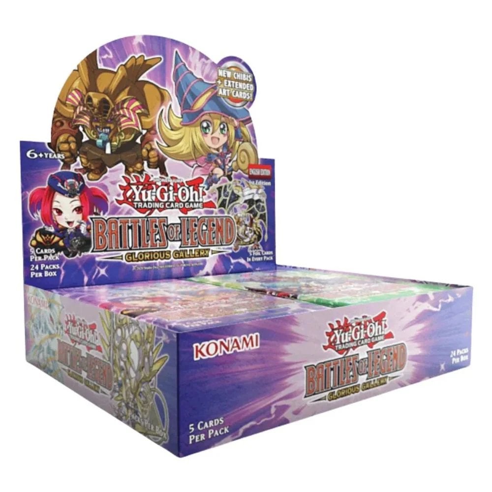 Yu-Gi-Oh! Battles of Legend: Glorious Gallery Booster Box, Hobby en Vrije tijd, Verzamelkaartspellen | Yu-gi-Oh!, Ophalen of Verzenden