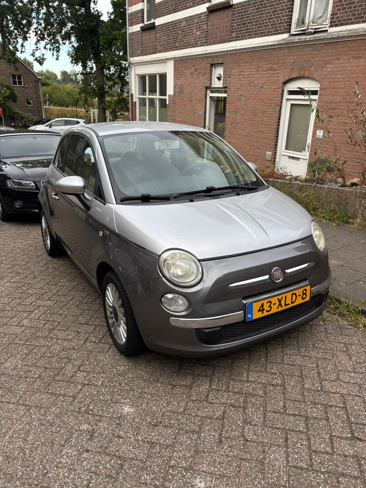Fiat 500 1.2 bicolore uit 2012., Voorwielaandrijving, Euro 5, Stof, Beige