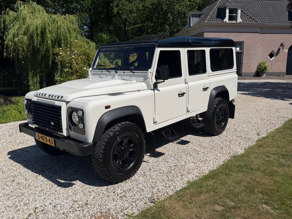 Land rover DEFENDER 2.4 Puma TD HT 110 S GRIJS KENTEKEN NL-a, Land Rover, Elektrische ramen, Wit, Origineel Nederlands
