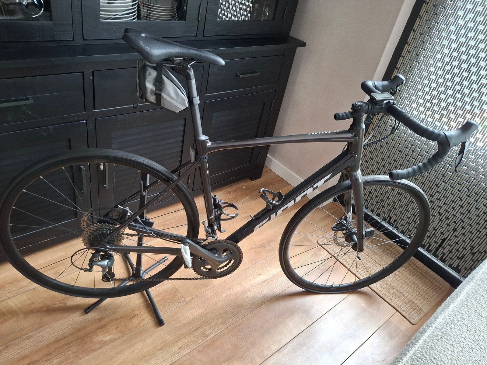 Giant Contend AR racefiets met accessoires, Ophalen, Aluminium, Giant, Zo goed als nieuw