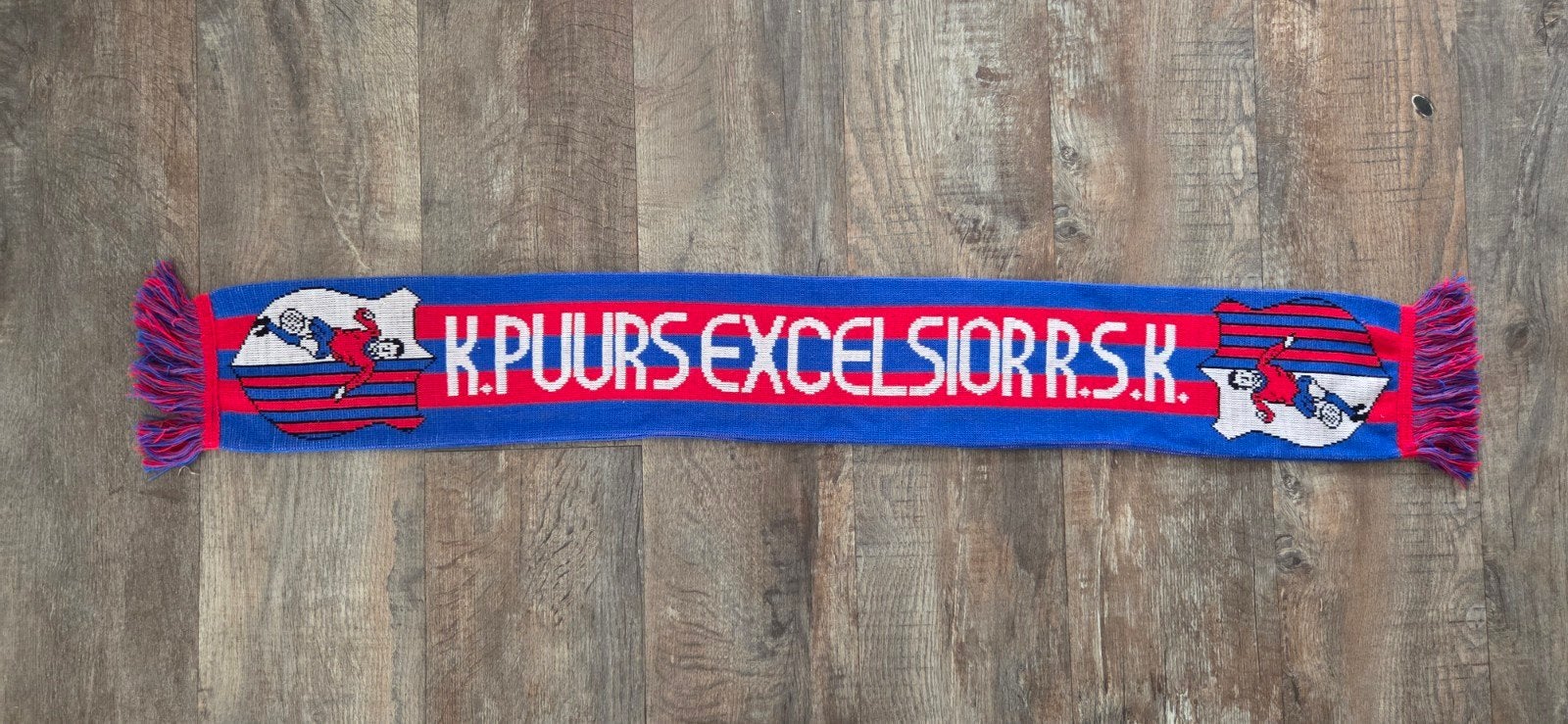 Sjaal K. Puurs Excelsior SK, Ophalen of Verzenden, Zo goed als nieuw, Buitenlandse clubs, Vaantje of Sjaal