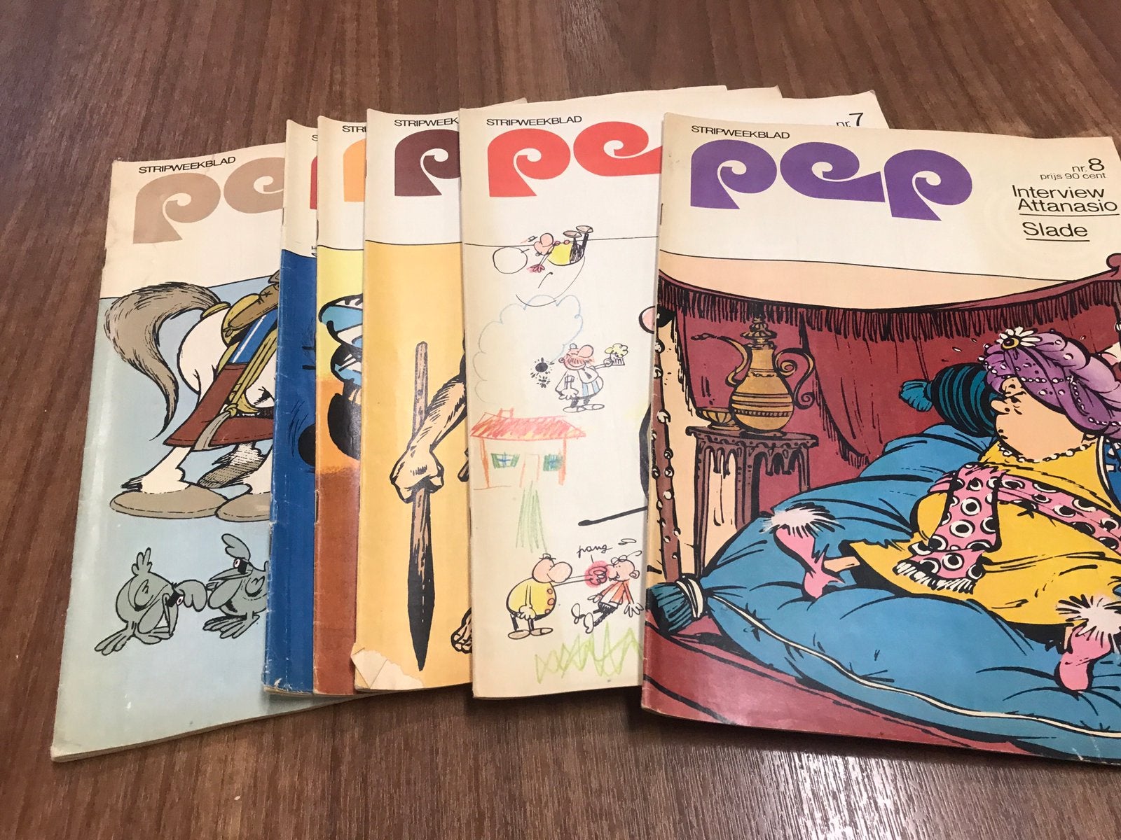 Weekbladen pep 1968 t/m 1973 vintage, Ophalen of Verzenden, 1960 tot 1980, Tijdschrift