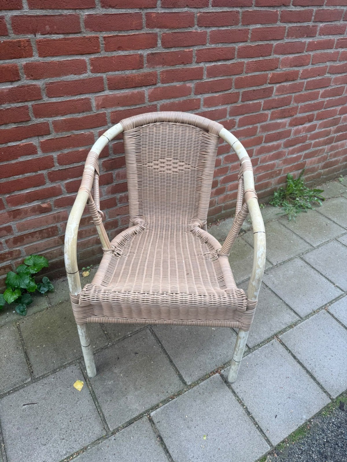 Stapelbare rotan terrasstoelen voor horeca/tuin/terras, Huis en Inrichting, Ophalen, Gebruikt, Overige kleuren, Vijf, Zes of meer stoelen
