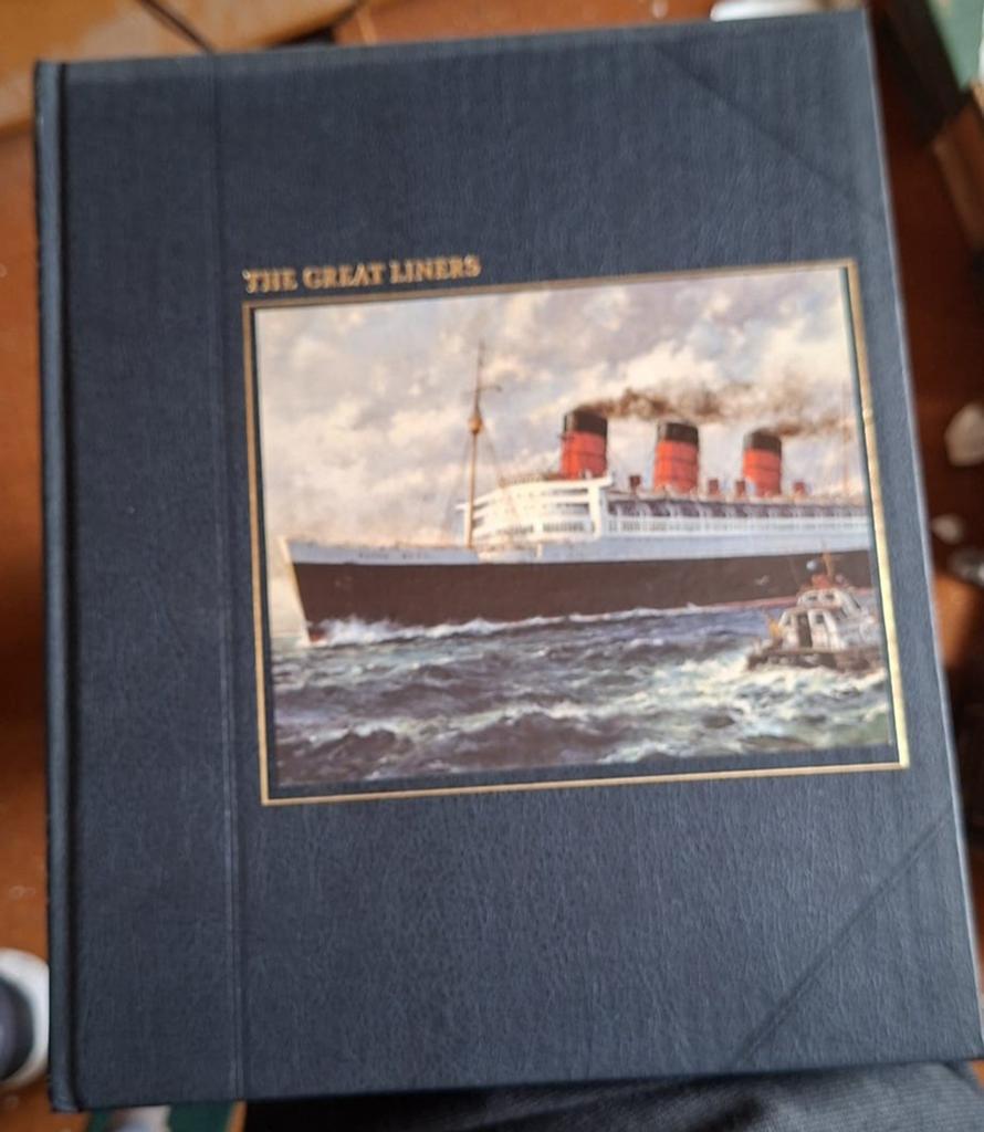 The Great Liners - Boek over historische schepen, Verzamelen, Ophalen of Verzenden, Zo goed als nieuw, Overige typen