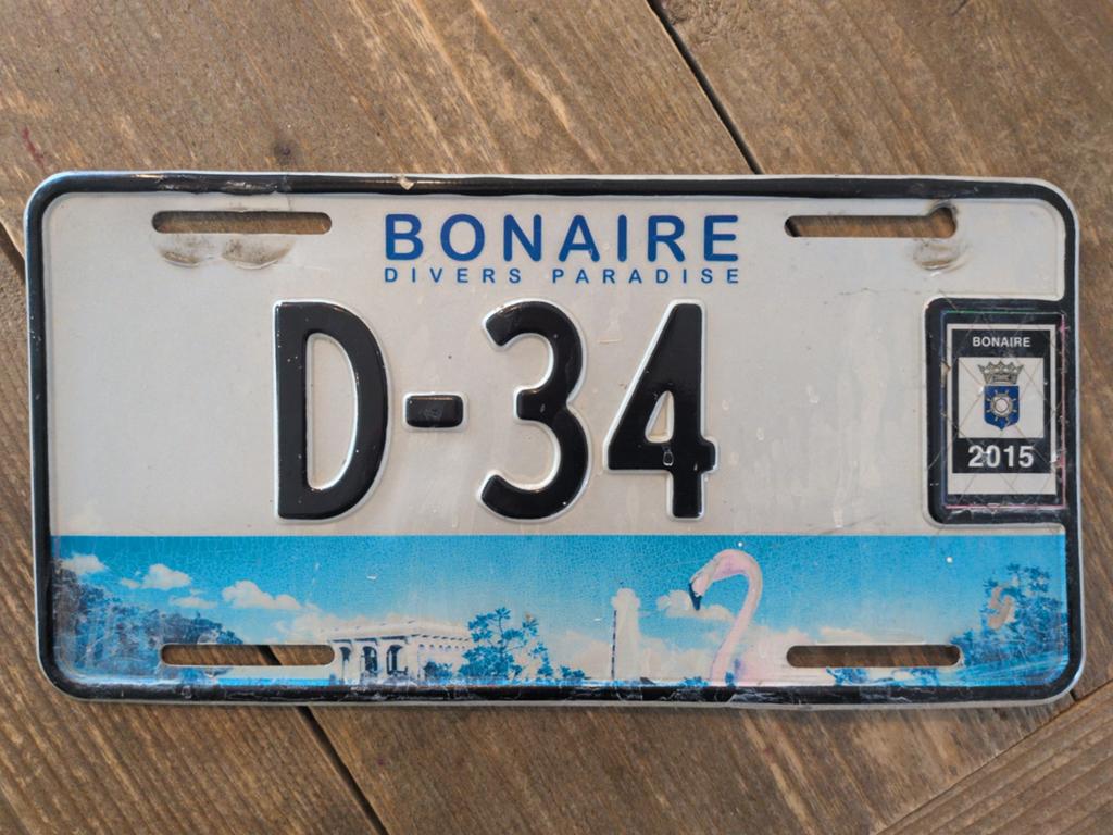 Bonaire Kenteken, Ophalen of Verzenden