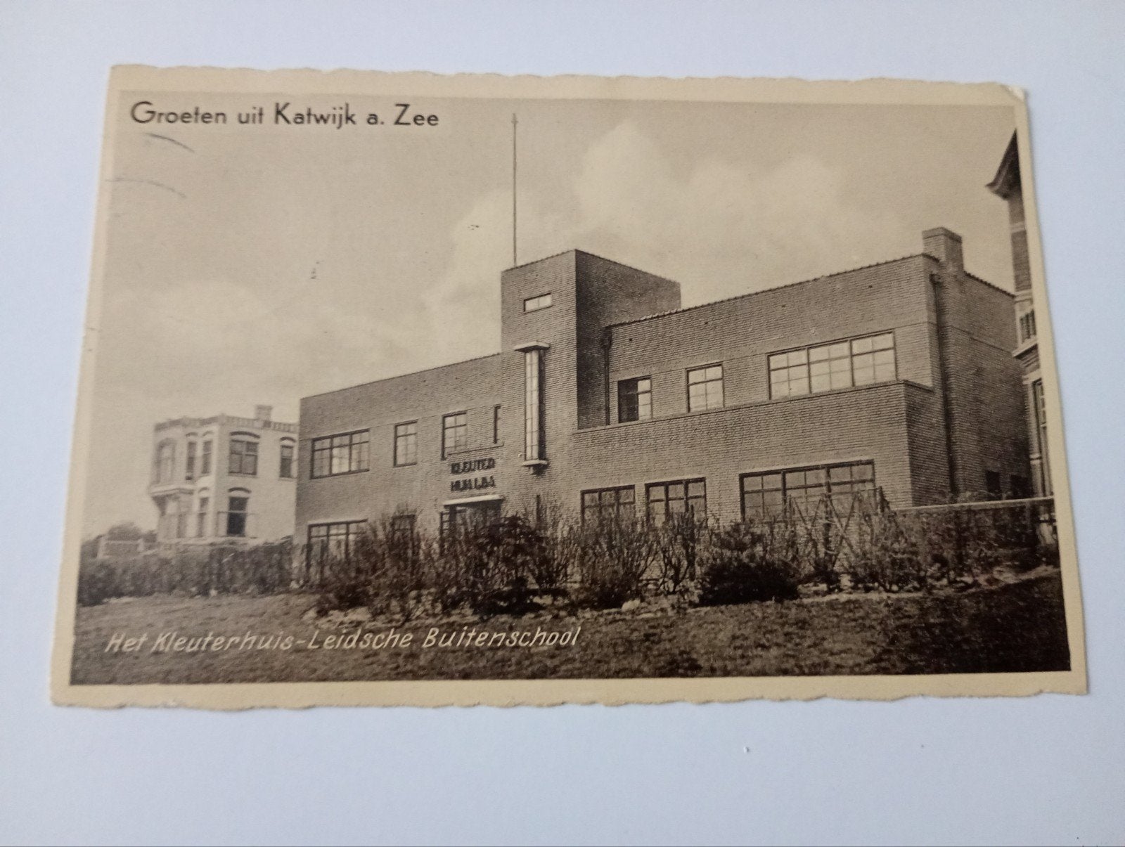 Katwijk aan Zee Kleuterhuis Leidse Buitenschool, Verzamelen, Ophalen of Verzenden, 1920 tot 1940, Gelopen, Zuid-Holland