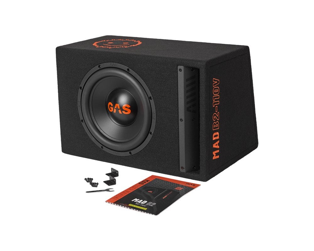 GAS Audio POWER MAD B2-110V 10 inch ported subwoofer, Info@optimount.nl, Nieuw, Ophalen of Verzenden, Anholtseweg 48A 7091 HB DINXPERLO