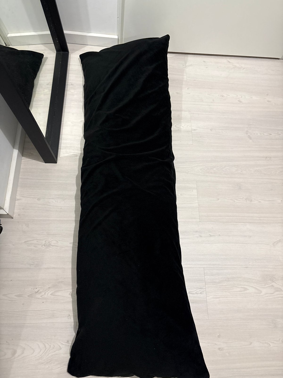 Zwart fluwelen rolkussen, Overige merken, Gebruikt, Zwart, Ophalen of Verzenden