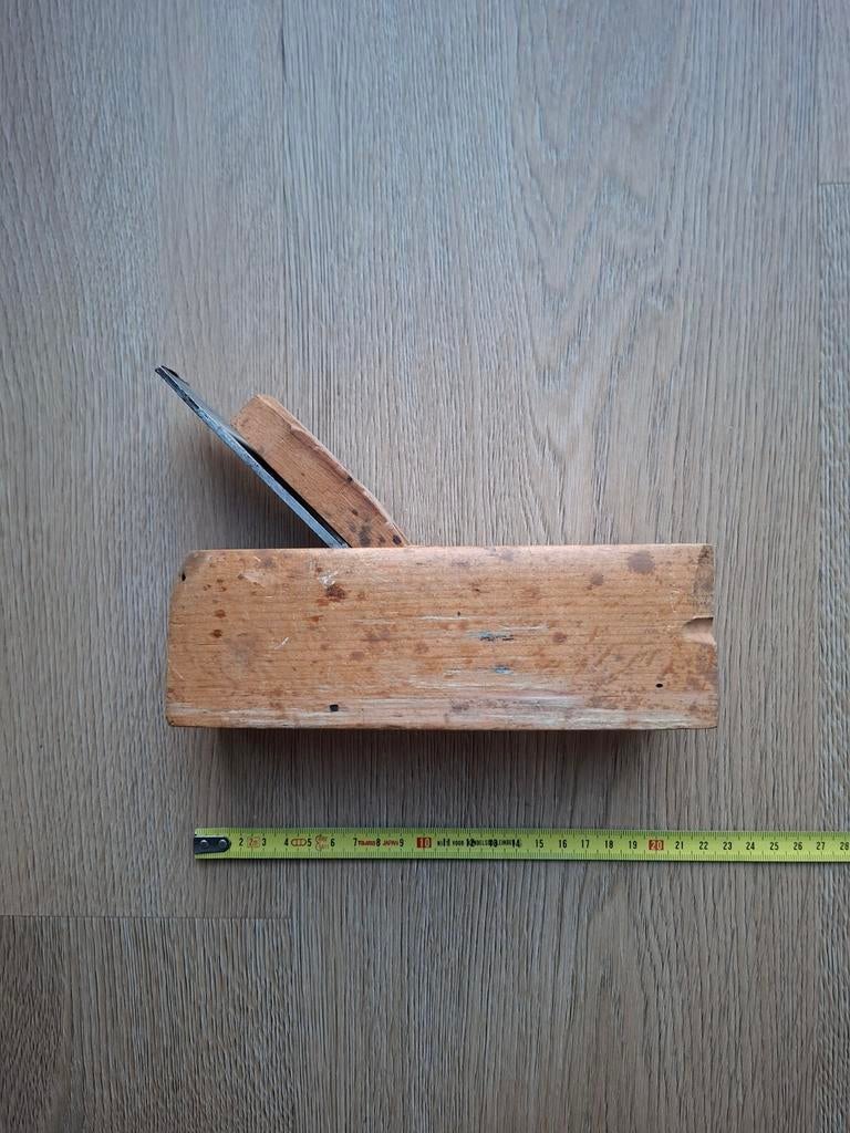 Oude houten blokschaaf van J. Nooitgedagt & Zonen IJlst, Ophalen of Verzenden