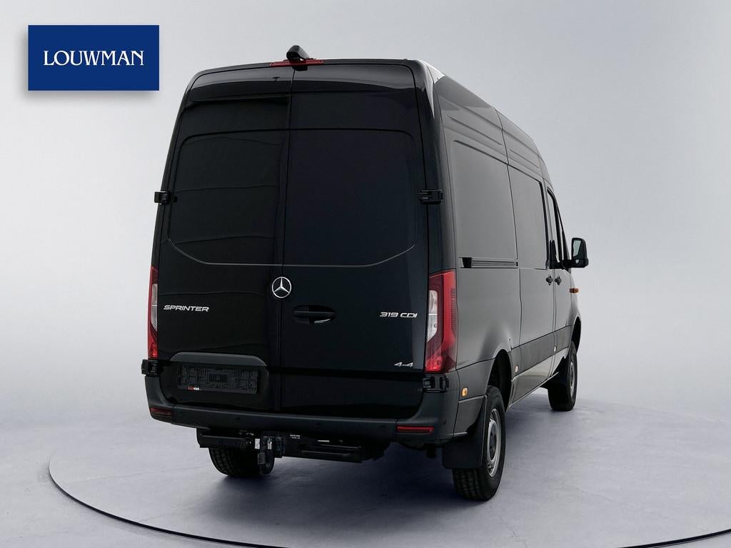 Mercedes-Benz Sprinter 319 1.9 CDI L2 Pro 4x4 Elektrische sc, Auto's, Bestelauto's, Automaat, Euro 6, Lichtsensor, Zwart