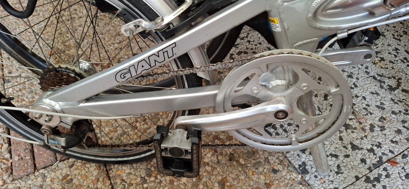 2×  Giant Halfway vouwfiets - 7 versnellingen, Fietsen en Brommers, Fietsen | Vouwfietsen, Ophalen, Gebruikt, 20 inch of meer
