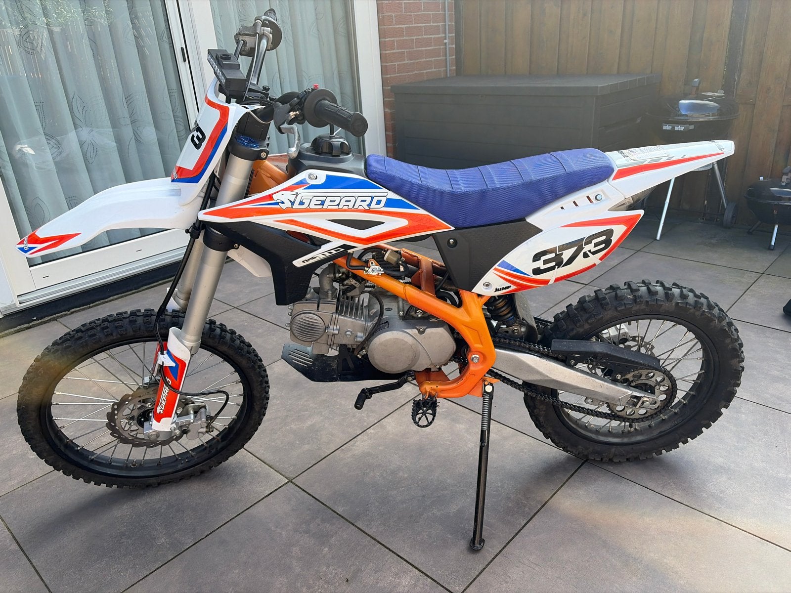 Crossmotor Gepard 373, Gebruikt, Pitbike, Schijfrem, Ophalen