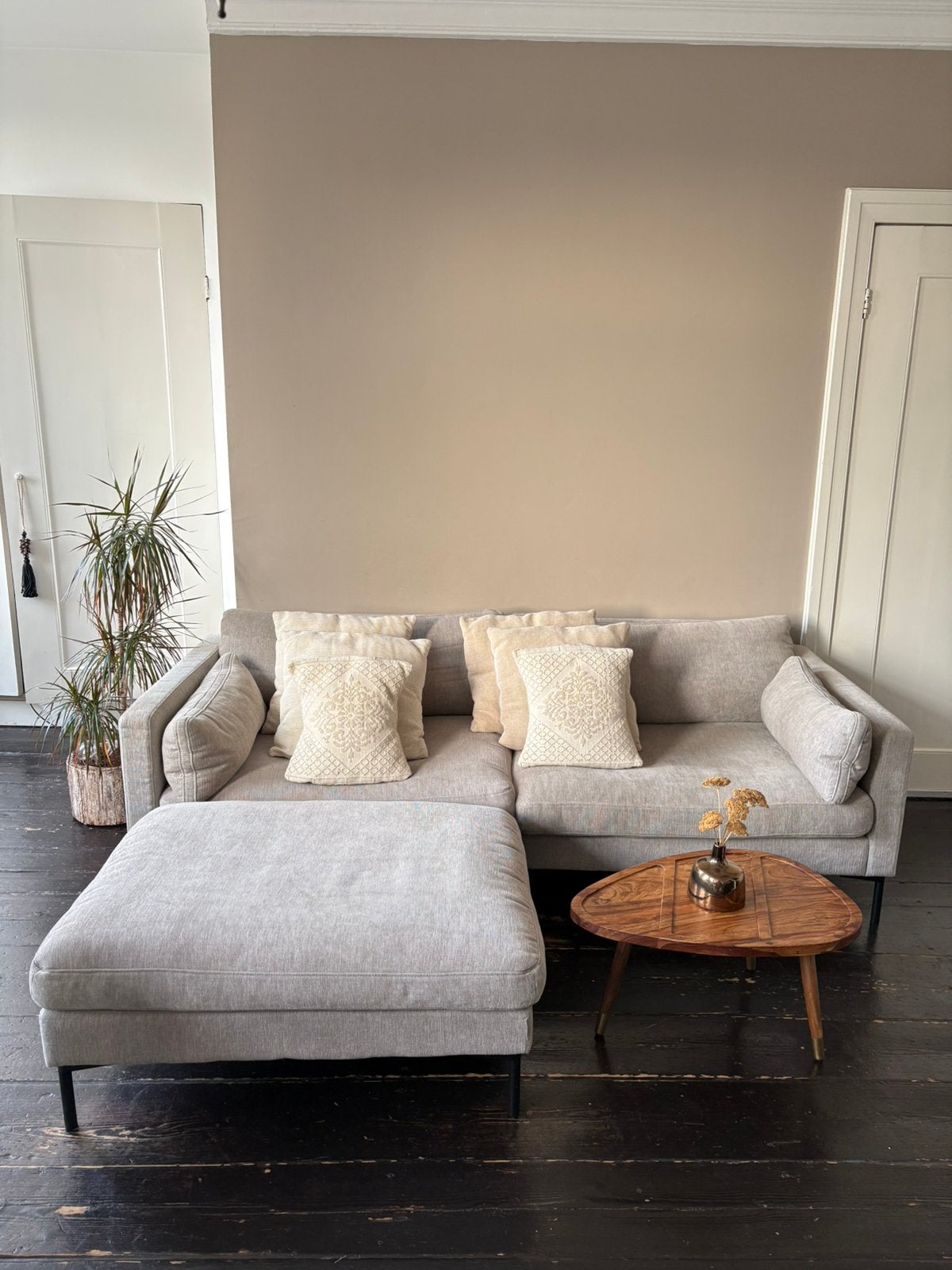 Zuiver bijzet tafel, Minder dan 55 cm, Gebruikt, Rond, Ophalen