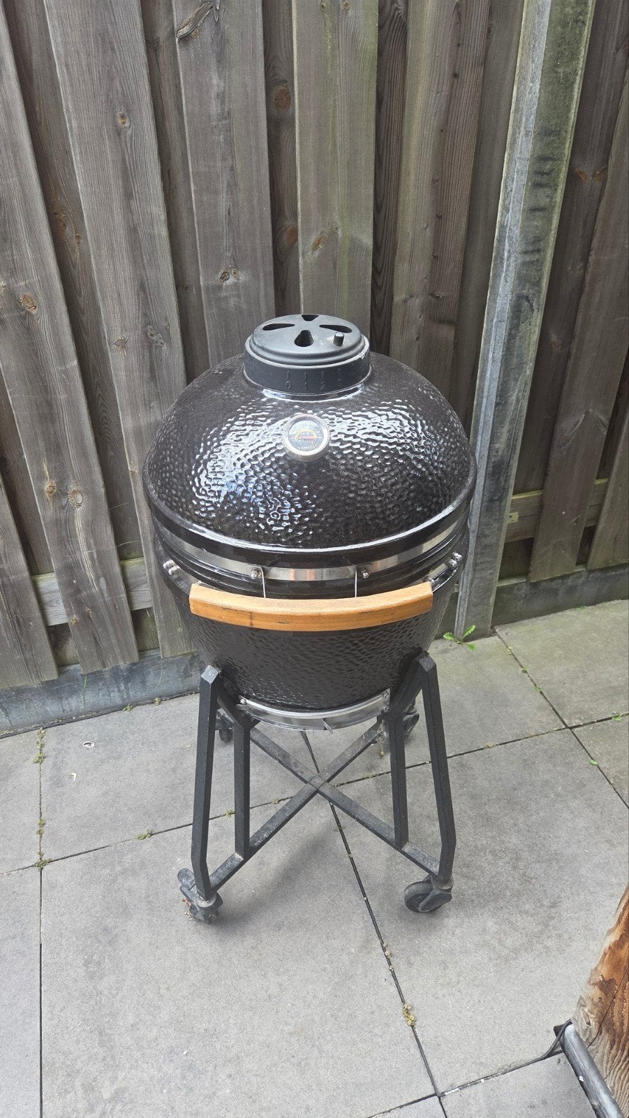 Kamado BBQ - Grill, zwart, 40 cm, Tuin en Terras, Barbecue-accessoires, Ophalen, Gebruikt, Onbekend