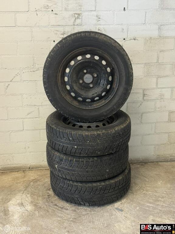 Winterset Michelin Alpin Mazda 2 II ('07-'15), Auto-onderdelen, Ophalen, 14 inch, Gebruikt, 175 mm