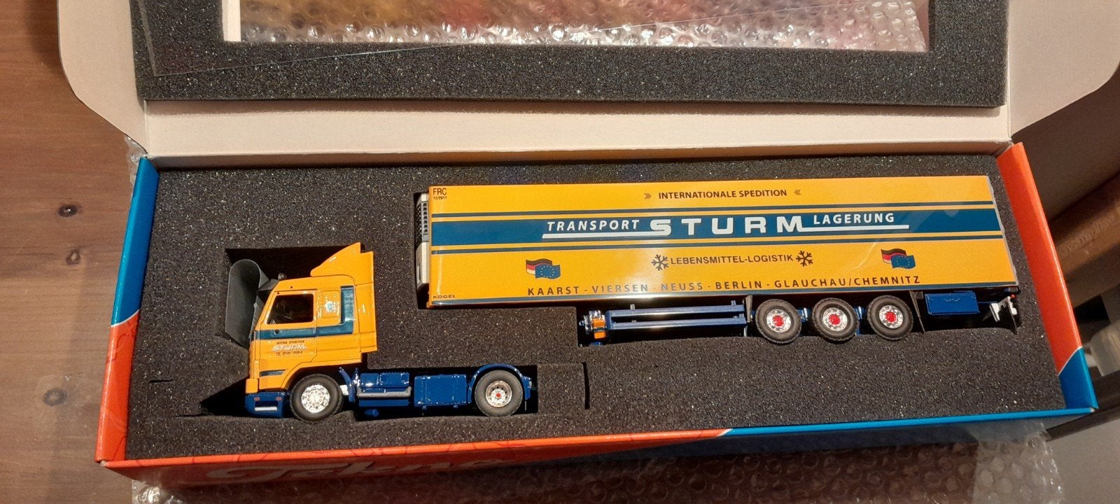tekno 55391 scania 143 sturm, Ophalen, Bus of Vrachtwagen, Tekno