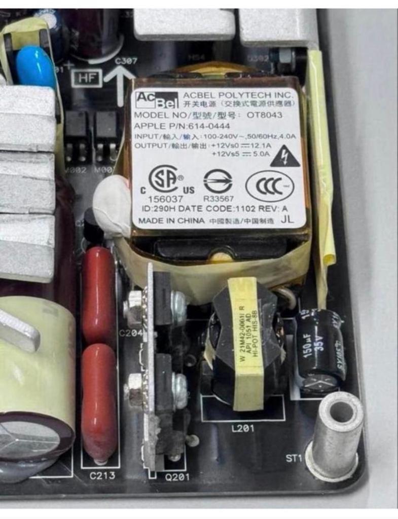 Apple iMac 21.5" A1311 voeding power supply 205w 661-5299, Ophalen of Verzenden, Zo goed als nieuw, H, H