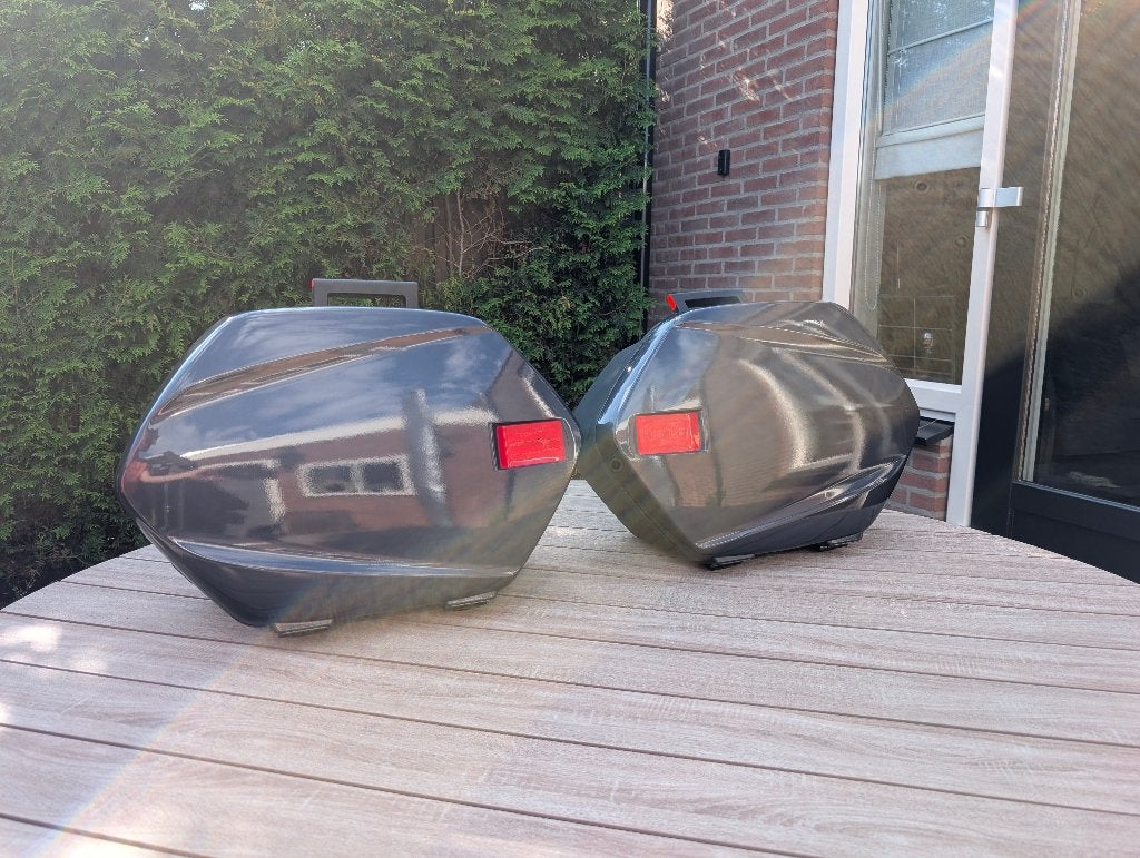 Yamaha City Kofferset in zeer nette staat, Motoren, Onderdelen | Yamaha, Ophalen, Gebruikt