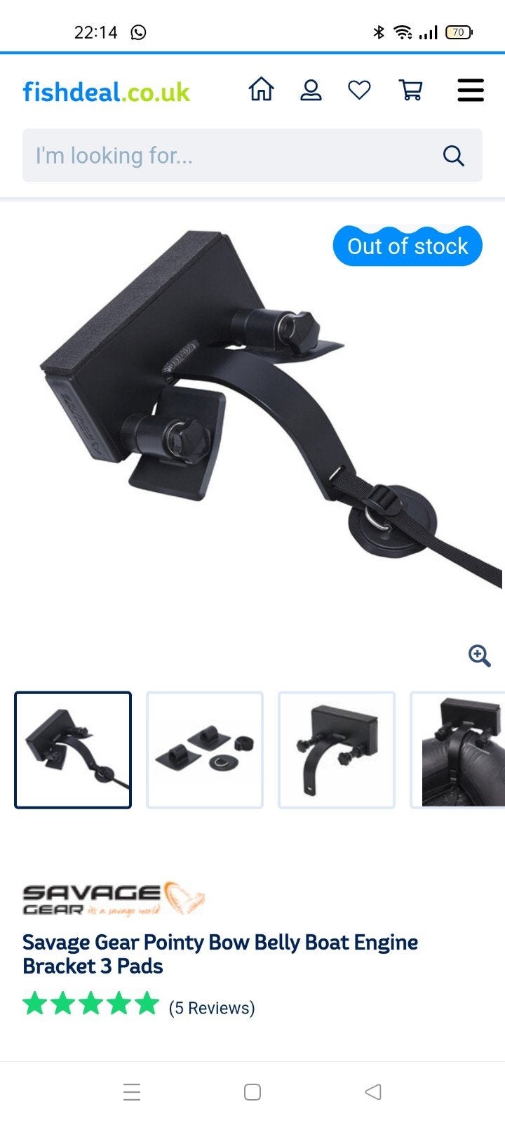 driepunts bracket bellyboat gezocht, Ophalen