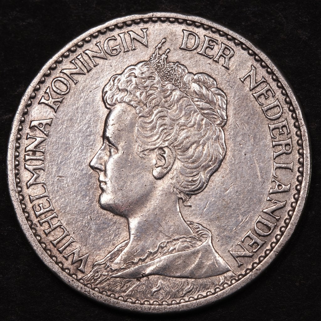 Gulden 1915. Pr., 1 gulden, Zilver, Ophalen of Verzenden, Koningin Wilhelmina