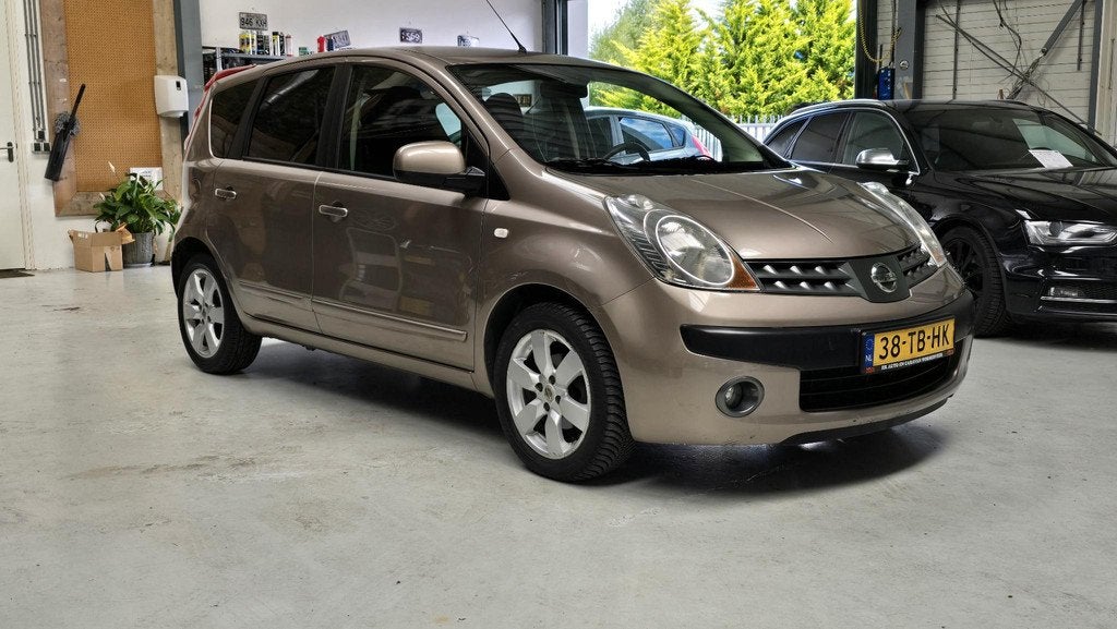Nissan Note 1.4 First Note, Voorwielaandrijving, Stof, 4 cilinders, Bruin