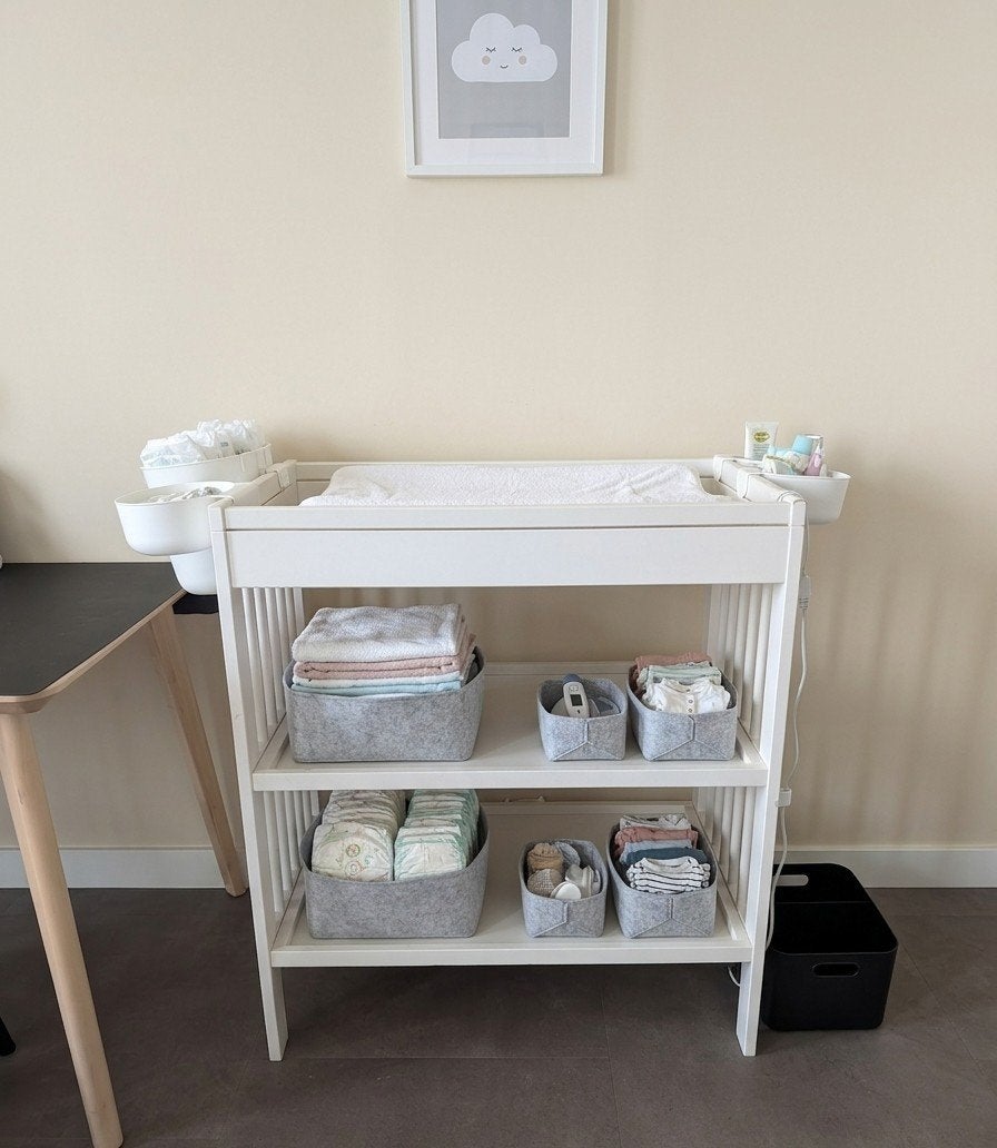 IKEA Gulliver Commode - Wit, 70 cm of meer, Ophalen of Verzenden, Zo goed als nieuw, 75 tot 100 cm