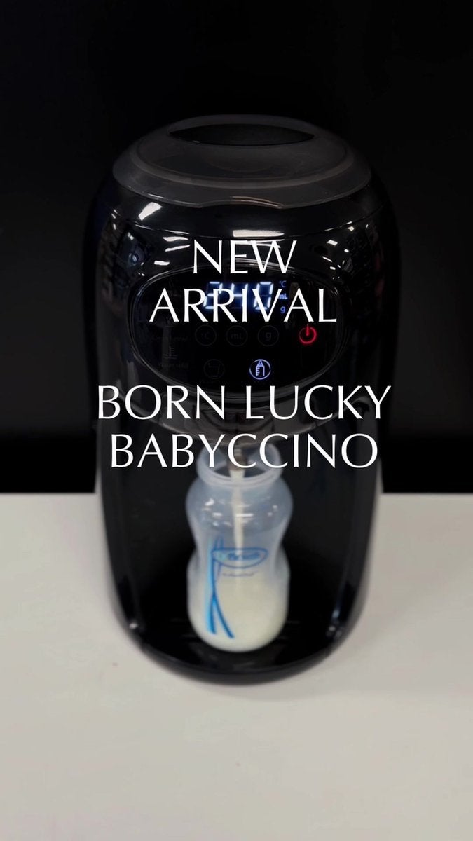 Baby Brezza Born Lucky Babyccino Easy Click Melkmaker, Ophalen, Overige merken, Zo goed als nieuw, Flessenmaker