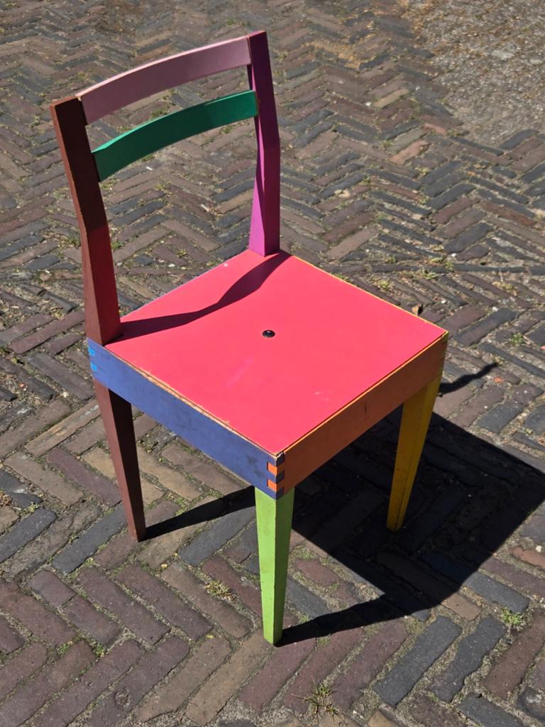Dry dining chair by Massimo Morozzi for Giorgetti, Huis en Inrichting, Stoelen, Ophalen, Hout, Eén