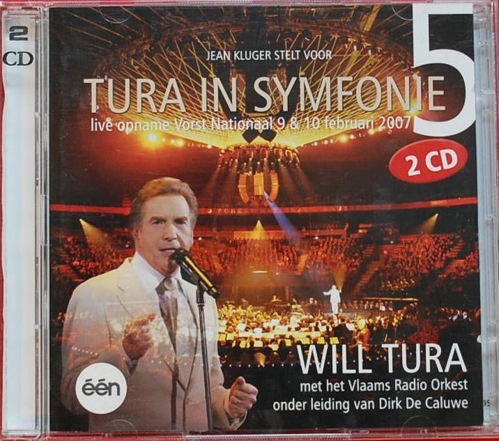 2cd Will Tura Tura in symfonie 5 live mmv Kamagurka + Janu, Ophalen of Verzenden, Gebruikt, Overige genres