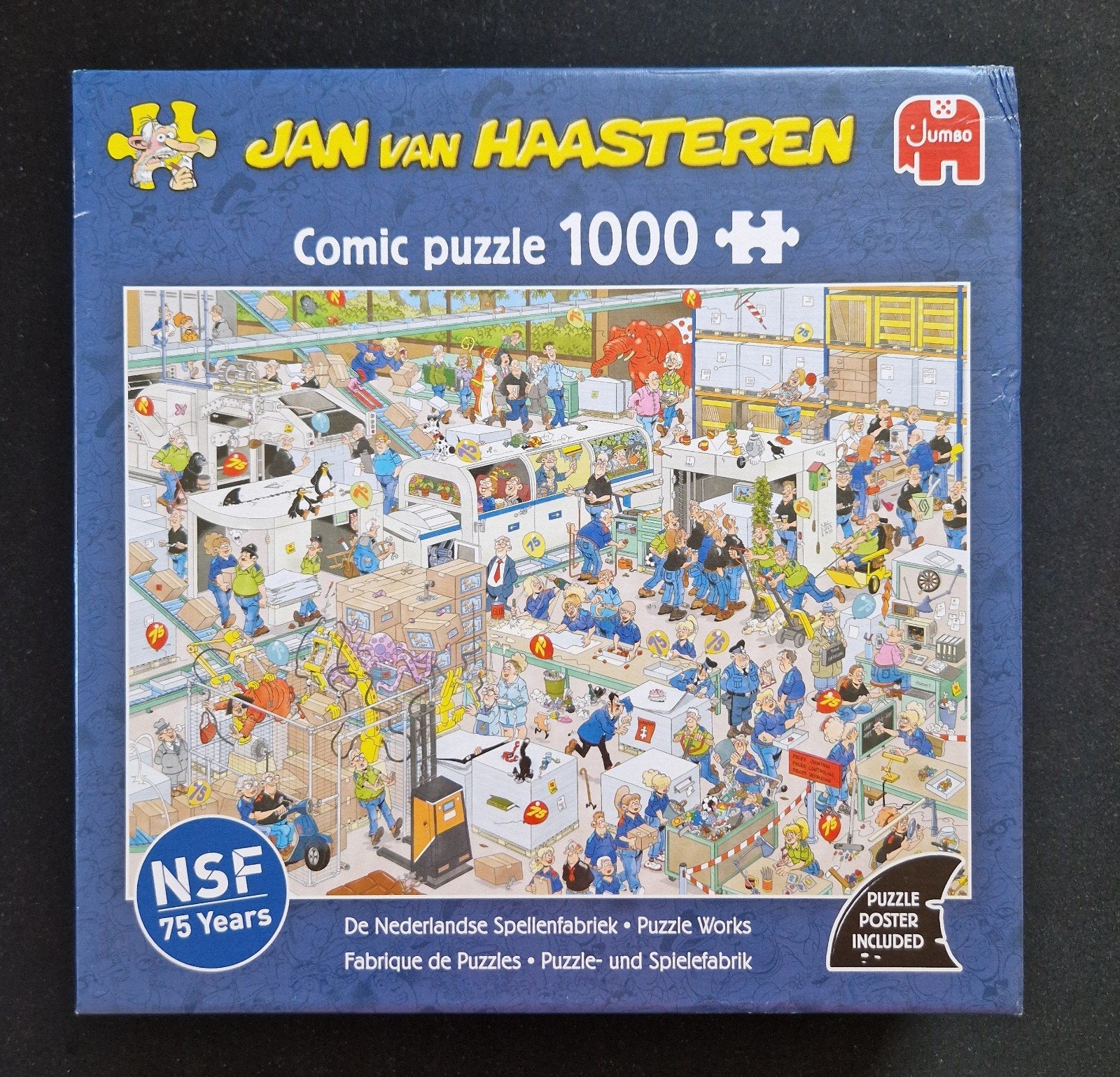 Jan van Haasteren.  De Nederlandse Spellenfabriek., Ophalen of Verzenden, 500 t/m 1500 stukjes, Zo goed als nieuw