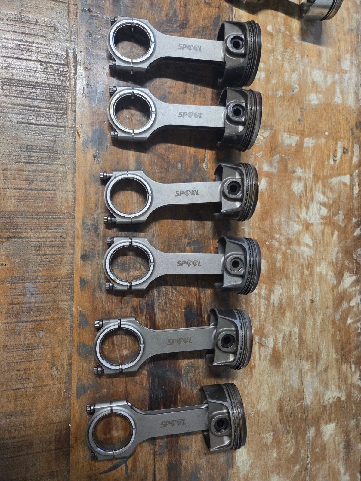 Nissan RB30 Spool forged drijfstangen met zuigers, Auto-onderdelen, Motor en Toebehoren, Ophalen of Verzenden, Nissan