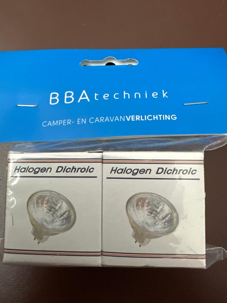 Halogeen reflector MR11c 12V 10W G4 voor caravan/camper, Ophalen, Nieuw